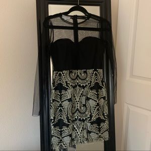 L’ATISTE - Black Mesh Dress - S